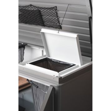 SØPPELSEKKHOLDER BIOHORT TIL HIGHBOARD 200 GRÅHVIT