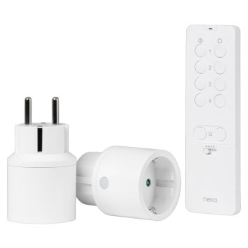 SMARTPLUGG WIFI SETT NEXA WPR-01 FJERNKONTROLL