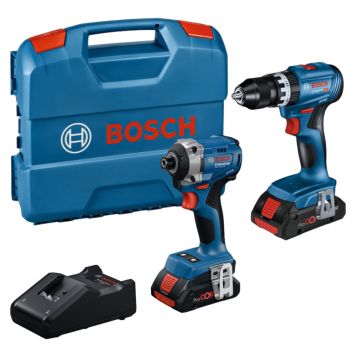 VERKTØYSETT BOSCH PROFESSIONAL GSB GDR 2X4AH 18V