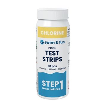 TESTSTRIMLER SWIM & FUN PH OG KLOR 50 STK