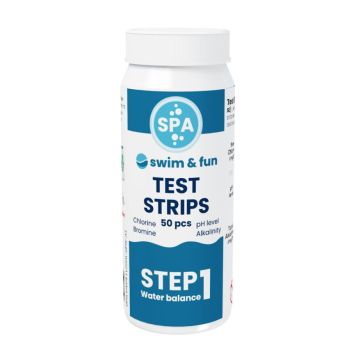 TESTSTRIMLER SWIM & FUN PH OG KLORVERDI 50 STK