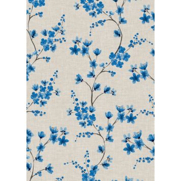 MONTE CARLO CERISE BLUE 140CM X 2M