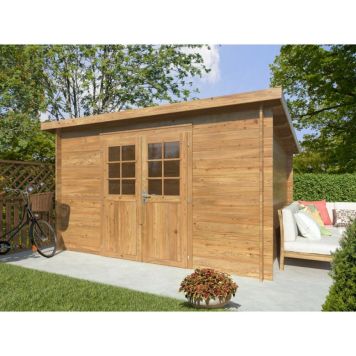 REDSKAPSBOD PALMAKO ALICE TRYKKIMPREGNERT BRUN 9,3M²