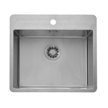 OPPVASKKUM SECHER FEDERICIA 500 BK2 RUSTFRITT STÅL 540X500MM GRÅ