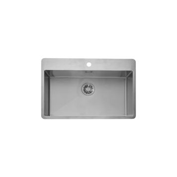 OPPVASKKUM SECHER FEDERICIA 700 BK2 RUSTFRITT STÅL 740X500MM GRÅ