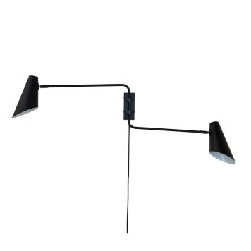 VEGGLAMPE DYBERG LARSEN CALE 2 SVART