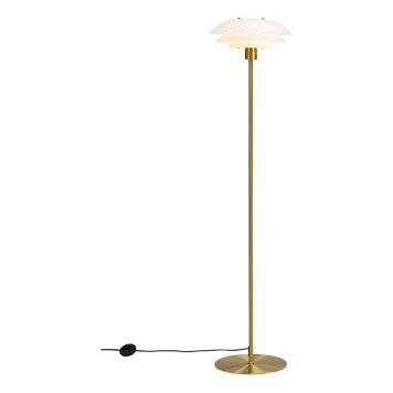 GULVLAMPE DYBERG LARSEN DL31 OPAL/MESSING