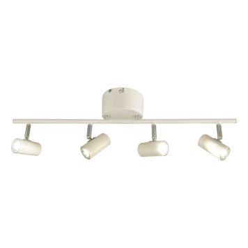 SPOTSKINNE ANETA LIGHTNING GUSTO 4 LYSPÆRER HVIT