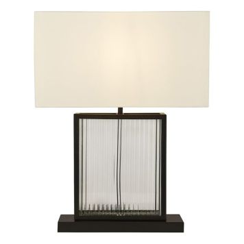 BORDLAMPE SEARCHLIGHT CLARENDON SVART
