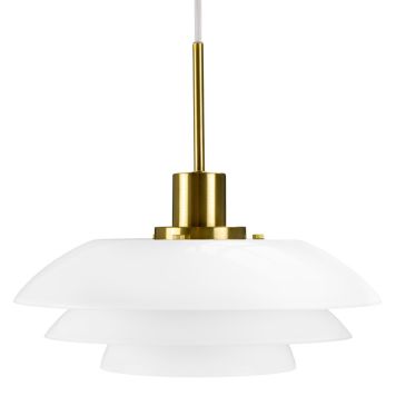 TAKLAMPE DYBERG LARSEN PENDEL DL31 OPAL/MESSING