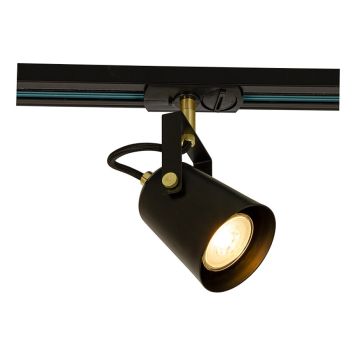 TAKSPOTLIGHT ANETA LIGHTING TRACKLINE METZ SVART/MESSING