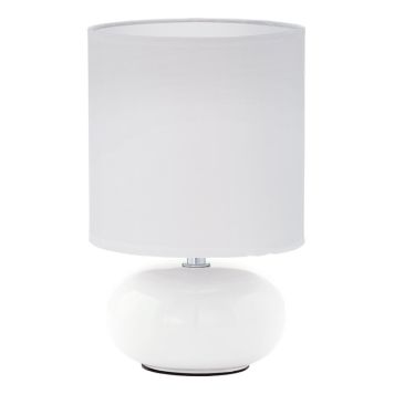 BORDLAMPE EGLO TRONDIO KERAMIKK HVIT 