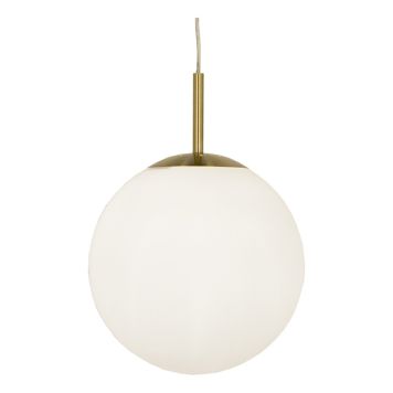 TAKLAMPE ANETA LIGHTNING OPAL Ø30CM MATT MESSING