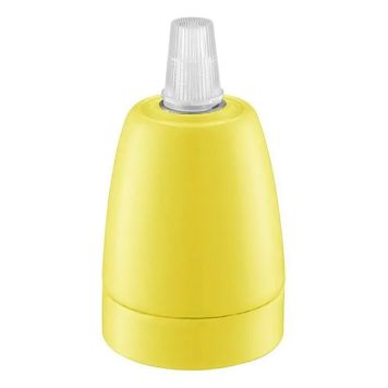LAMPEHOLDER HOME SWEET HOME PORSELEN E27 GUL