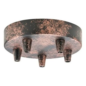 TAKLAMPE HOME SWEET HOME RUND 5 E27 RUST