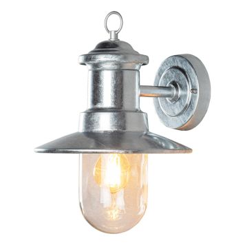 VEGGLAMPE KONSTSMIDE NAPOLI GALVANISERT