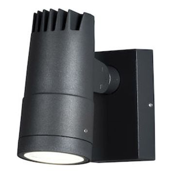 VEGGLAMPE KONSTSMIDE ANDRIA LED SVART 