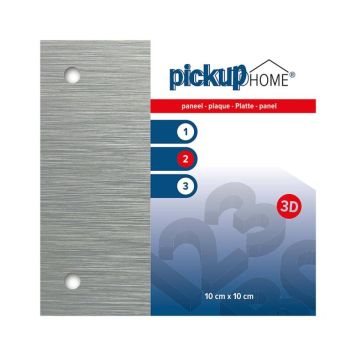 PANEL PICKUP 3D HOME RIO 10X10CM ALU SAND