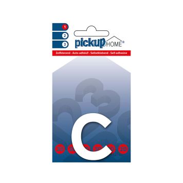 HUSBOKSTAVER PICKUP C 3D HOME RIO 60 MM C HVIT