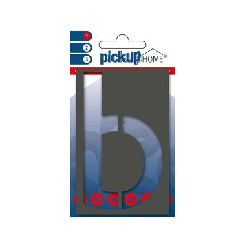 HUSBOKSTAVER PICKUP B 3D HOME MILAN 100 MM B GRÅ