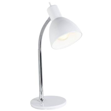 BORDLAMPE ELGO PRIMO 2  1X40WE14  HVIT