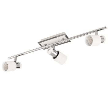 SPOTSKINNE EGLO DAVIDA LED 3 L KROM HVIT