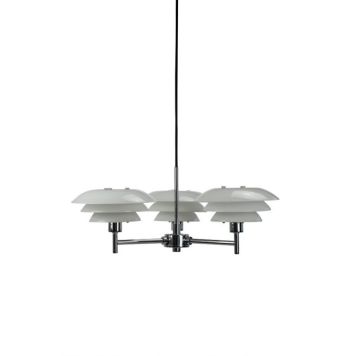 TAKLAMPE DYBERG LARSEN DL20 OPAL/KROM