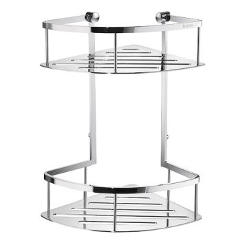 DUSJKURV SMEDBO SIDELINE HJØRNE DOBBEL POLERT KROM