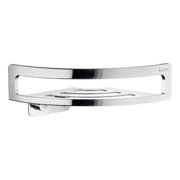 DUSJKURV SMEDBO SIDELINE HJØRNE 20,5X20,5X6CM KROM