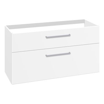 SERVANTSKAP SCANBAD DELTA H:64CM DOBBEL 2D HVIT MATT 120 CM