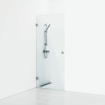 DUSJDØR SVEDBERGS 180° 90CM KLARGLASS