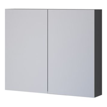 SPEILSKAP CAMARGUE NORD GRÅ ANTRASITT 80 CM