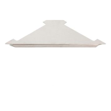 DUSJHYLLE TEBO HJØRNE MALMÖ 268,5X118X50MM RUSTFRITT STÅL