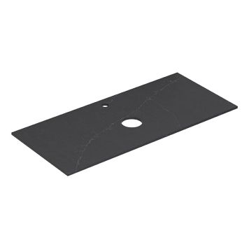 BENKEPLATE SCANBAD CHARCOAL SOAPSTONE 1005X455X12MM