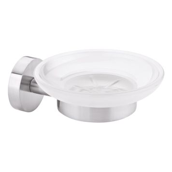 SÅPEKOPP TESA MOON GLASS/KROM