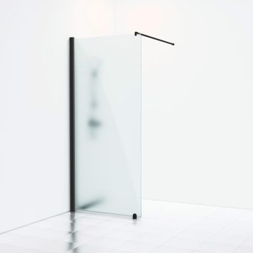 DUSJVEGG SVEDBERGS SKOGA FAST 90CM SVART/FROSTET GLASS