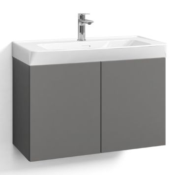 SERVANTSKAP SVEDBERGS SKAPA DØR 80X35 SKIFERGRÅ