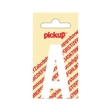 BOKSTAV PICKUP NOBEL A 60 MM HVIT