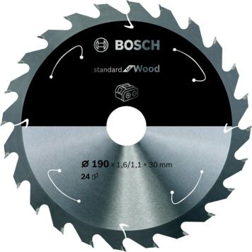 SIRKELSAGBLAD BOSCH  ACCU STD TRE 190X30X24T