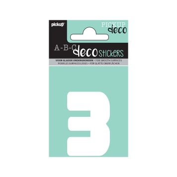 TALL PICKUP 3 ABC DECO ANNA 60 MM 3 HVIT