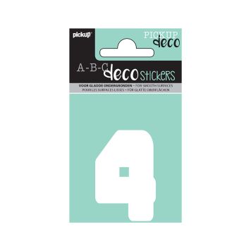 TALL PICKUP 4 ABC DECO ANNA 60 MM 4 HVIT