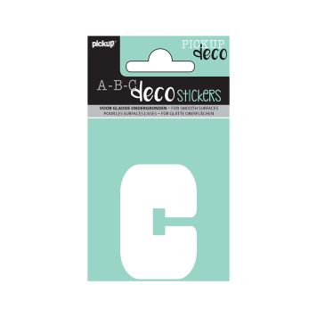BOKSTAVER PICKUP C ABC DECO ANNA 60 MM C HVIT