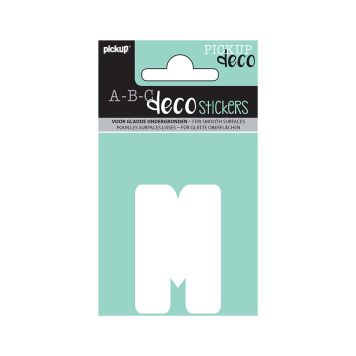 BOKSTAVER PICKUP M ABC DECO ANNA 60 MM M HVIT