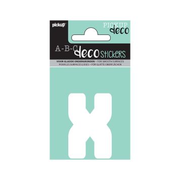 BOKSTAVER PICKUP X ABC DECO ANNA 60 MM X HVIT