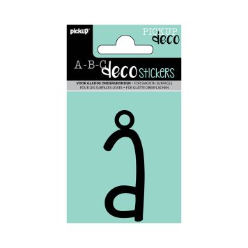 BOKSTAVER PICKUP Å 60MM SVART 