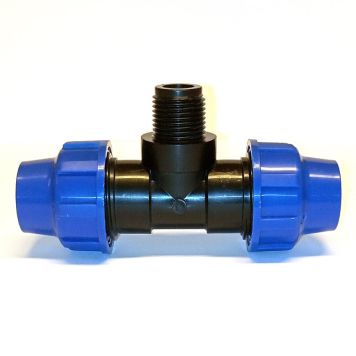 PEM-KOBLING T-RØR UTVENDIG 16MM/R25