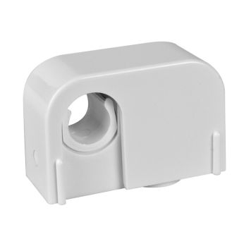 RØRKLAMME ADMIRAL ENKEL 8-15MM HVIT