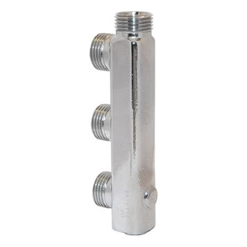 VEGGFORDELER VATETTE 3-RØR 40CC 15MM G3/8