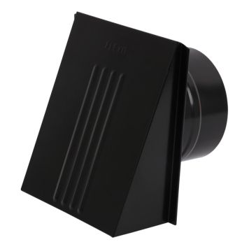 VENTILATORVENTIL FLEXIT STÅL Ø125MM SVART