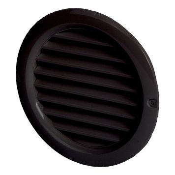 VENTILRIST FLEXIT PR PLAST SVART Ø100MM